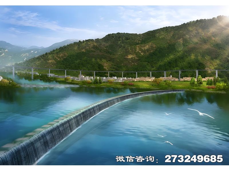 西陵河道景觀液壓壩