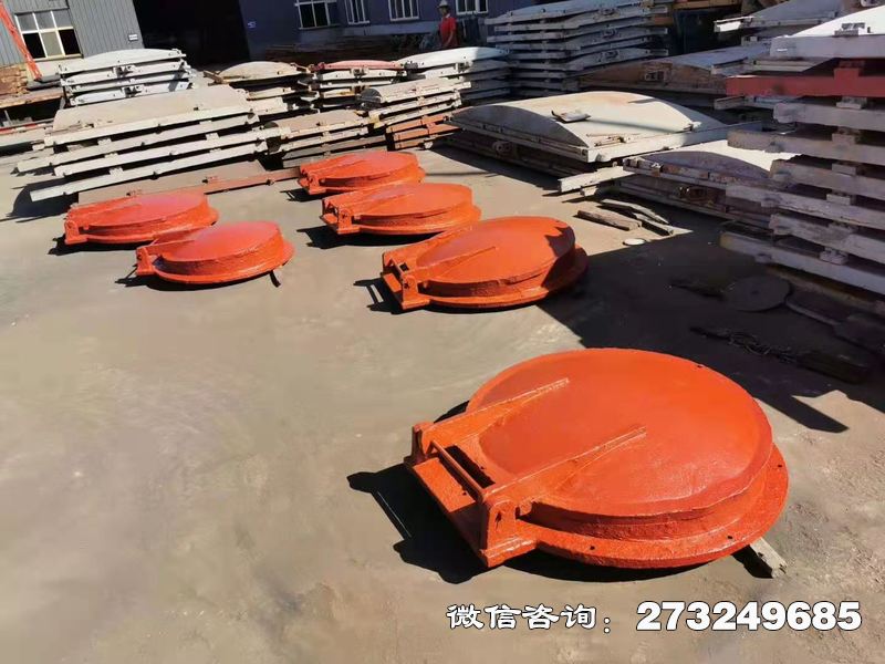 磁縣鑄鐵圓型管道拍門